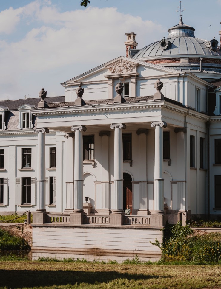 Foto kasteel blauwpoorte