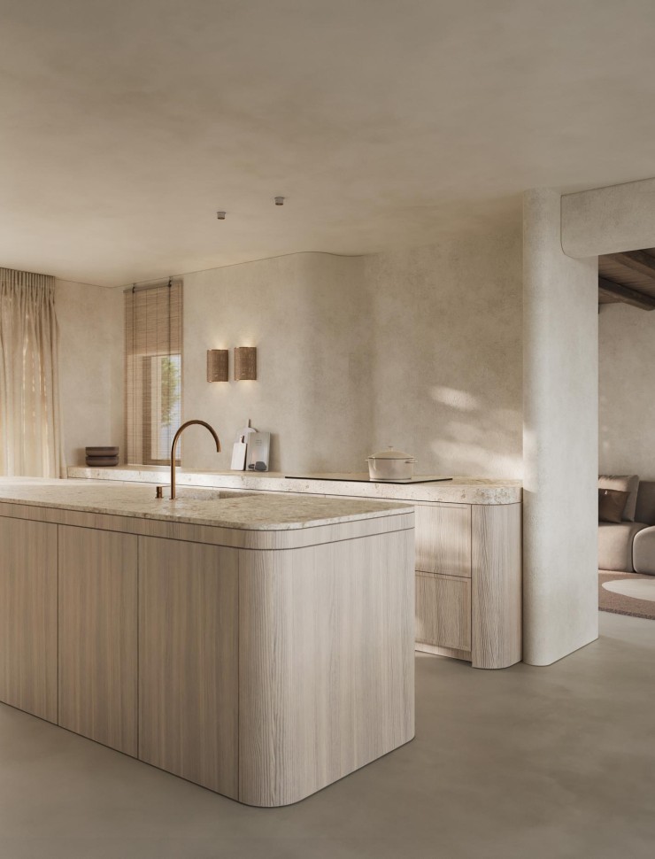 Magere schorre interieur