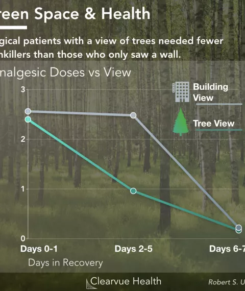 Green space & health curve