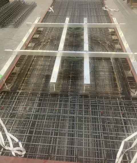 Transparant beton bekisting